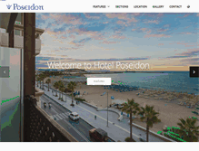 Tablet Screenshot of poseidonrethymno.com